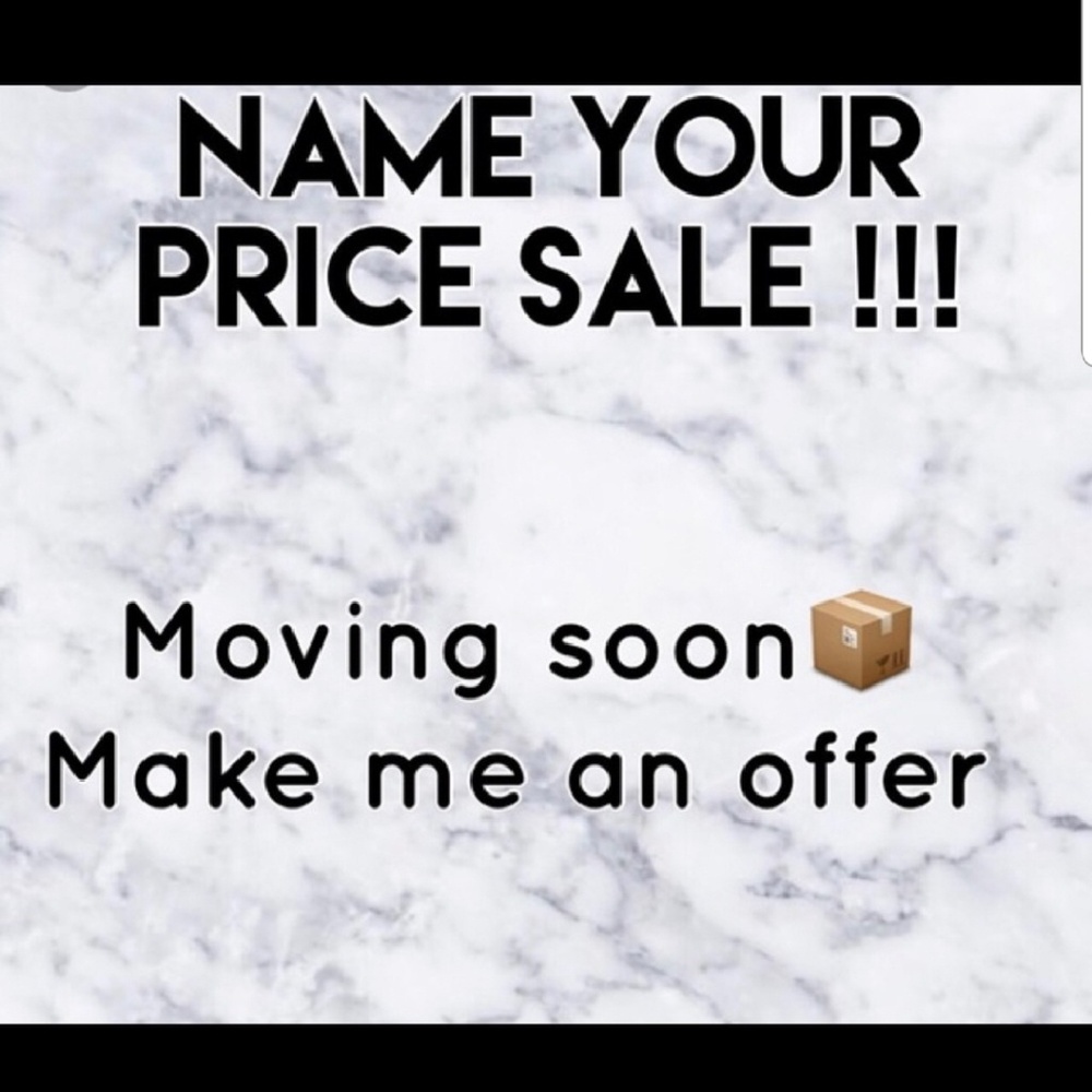 Moving soon,  need to clear my closet out.